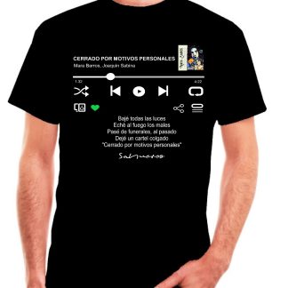 Camiseta "Cerrado por motivos personales" hombre